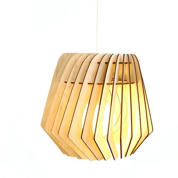Bomerango Spin lamp | Plywood | Mediumhouten Scandinavische design lamp