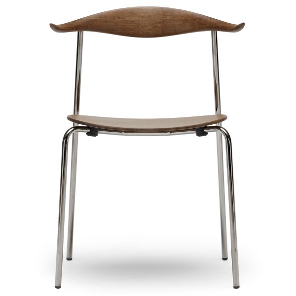 Carl Hansen & Son CH88T Smoked Chrome stoel geolied gerookt eiken