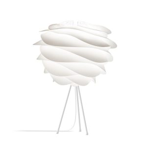 VITA lampen Carmina Wit - Medium ? 48 cm - Tafellamp - Witte voet