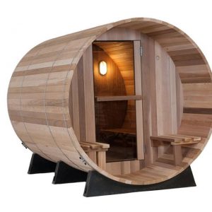 Barrel Sauna Clear 7+1 ft. - Fonteyn