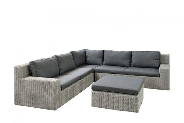 Loungeset Florence White Grey SUNS