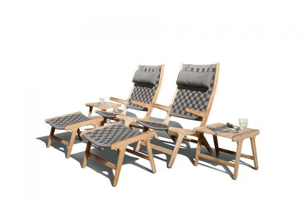 Loungeset Juul Teak-Pavement Apple Bee