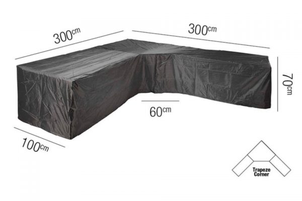 Platinum Loungesethoes L Trapeze 300 x 300 x 100 x 71(H) cm AeroCover