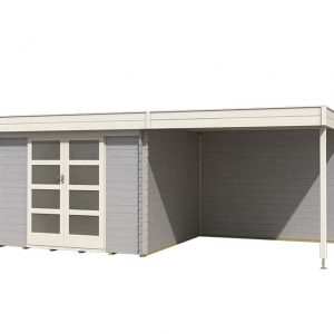 OLP Outdoor Life Products Tuinhuis Olga 300 Extra Platinum Grey