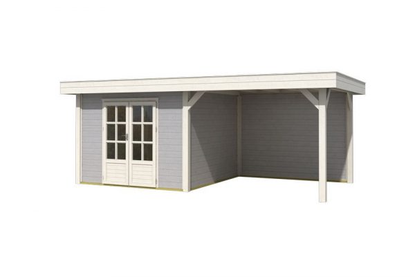 OLP Outdoor Life Products Tuinhuis met Overkapping Outdoor Living 6030/20 Extra Gecoat