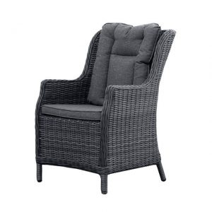 Fonteyn Collectie Tuinstoel Marlow Charcoal Fonteyn