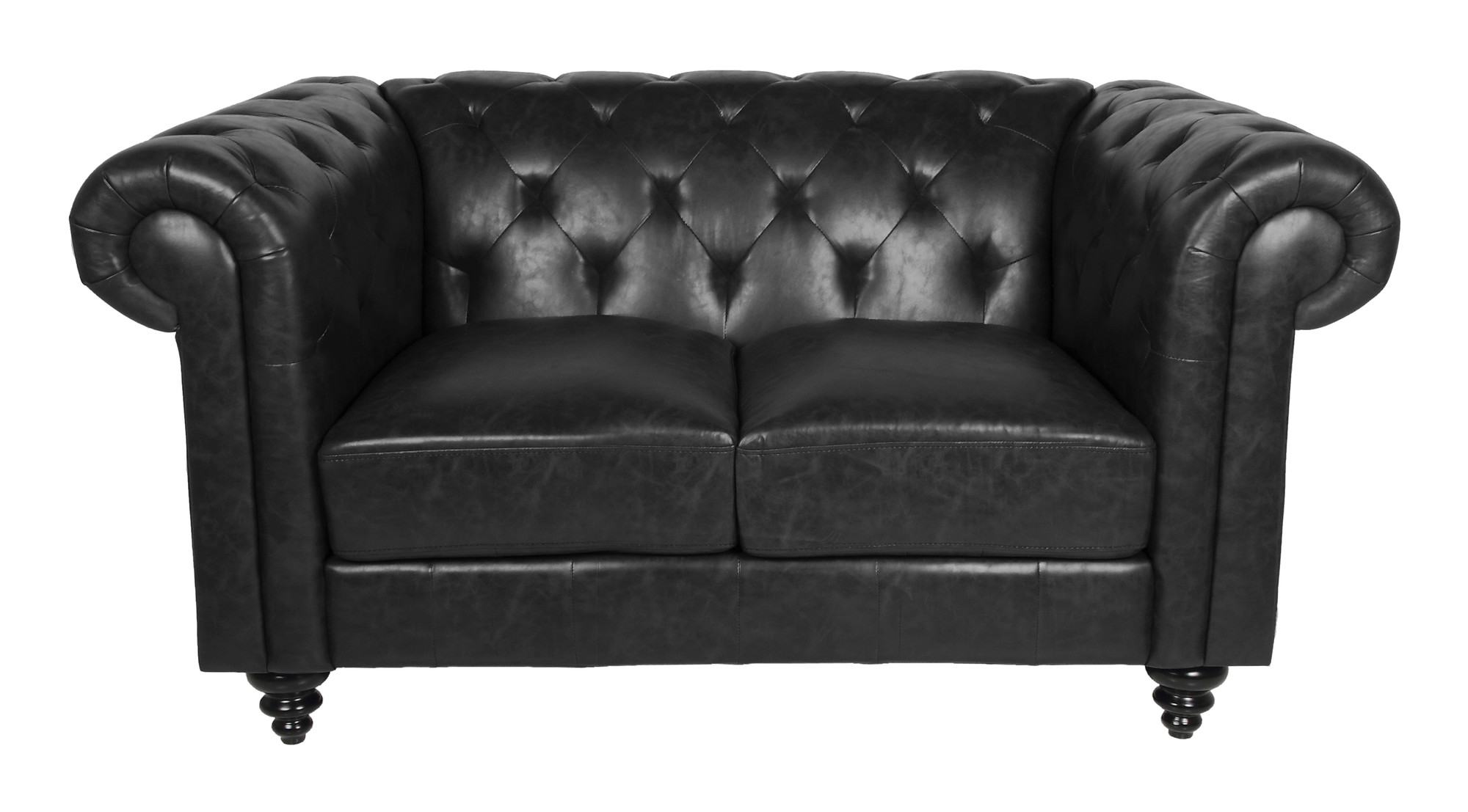 Bank 'Anders' 2-zits, kleur zwart