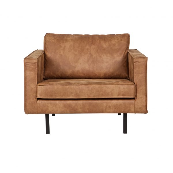 BePureHome Fauteuil 'Rodeo', kleur cognac