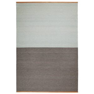 Design House Stockholm Fields vloerkleed 200x300 bruin blauw