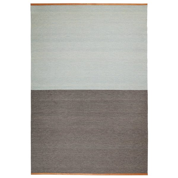 Design House Stockholm Fields vloerkleed 200x300 bruin blauw