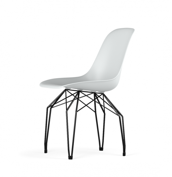 Kubikoff Diamond stoel - V9 Side Chair Shell - Zwart onderstel -