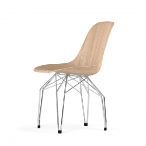 Kubikoff Diamond stoel - W9 Side Chair Shell - Chroom onderstel -