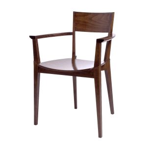 Fameg Felda - Houten armstoel - Houten Thonet stoel met armleuningen