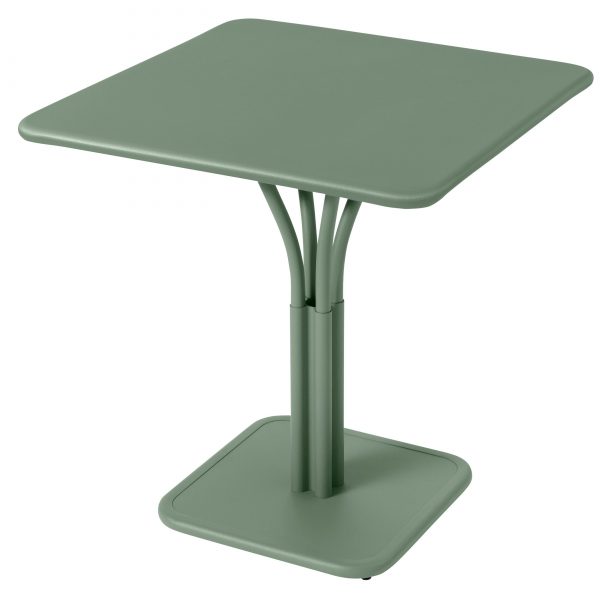 Fermob Luxembourg tuintafel massief blad 71x71
