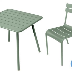 Fermob Luxembourg tuinset 80x80 tafel + 4 stoelen (chair)