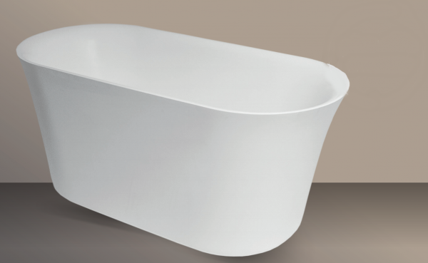 Xenz Flavio vrijstand bad 160 x 72 cm wit Solid Surface