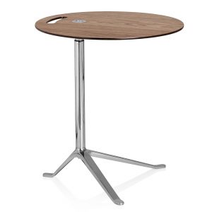 Fritz Hansen Little Friend verstelbare bijzettafel met fineer tafelblad 45