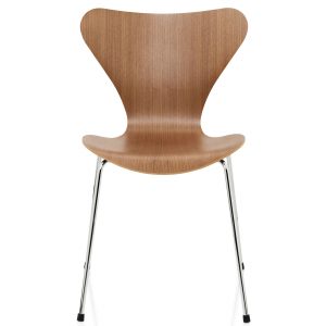 Fritz Hansen Vlinderstoel Series 7 stoel naturel fineer