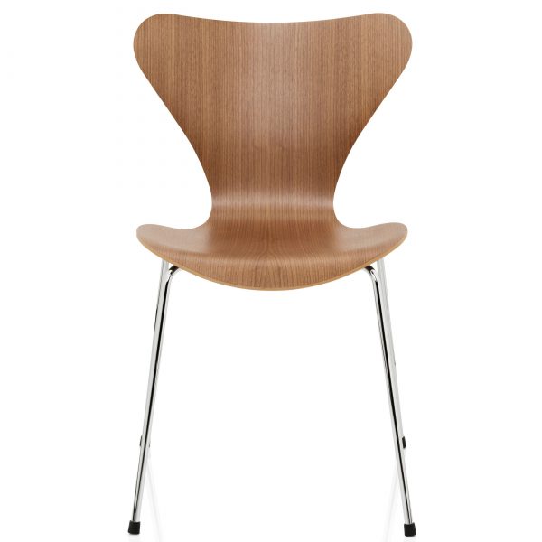 Fritz Hansen Vlinderstoel Series 7 stoel naturel fineer