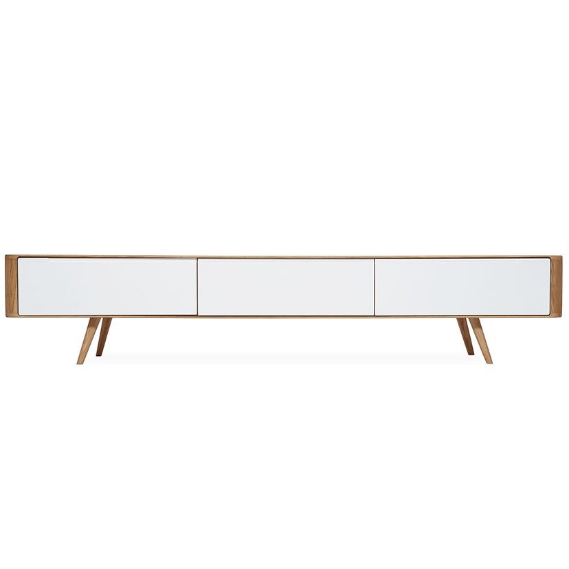 gazzda_ena_tv_sideboard_tv_meubel_massief_eikenhout_ronde_vormen_witte_details_225_cm_9_2_2_3.jpg Gazzda Ena TV Sideboard - Retro TV Meubel - Scandinavisch Design - Loca / Lodge