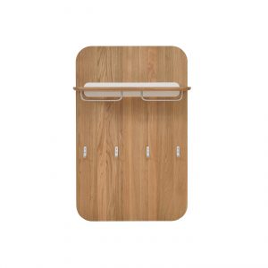 Gazzda Ena Wall Coat Rack - Houten Kapstok - 110 x 70 cm - Naturel - Retro