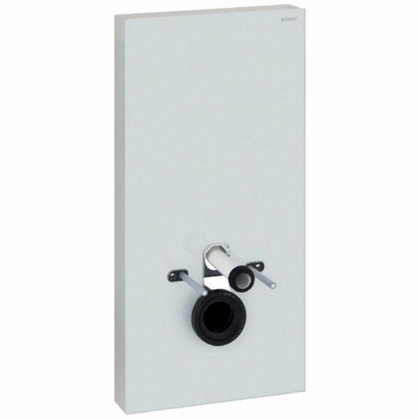 Geberit Monolith plus module voor wandcloset h101 glas wit-aluminium