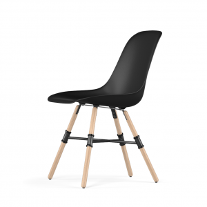 Kubikoff Giro stoel - V9 Side Chair Shell - Houten onderstel -