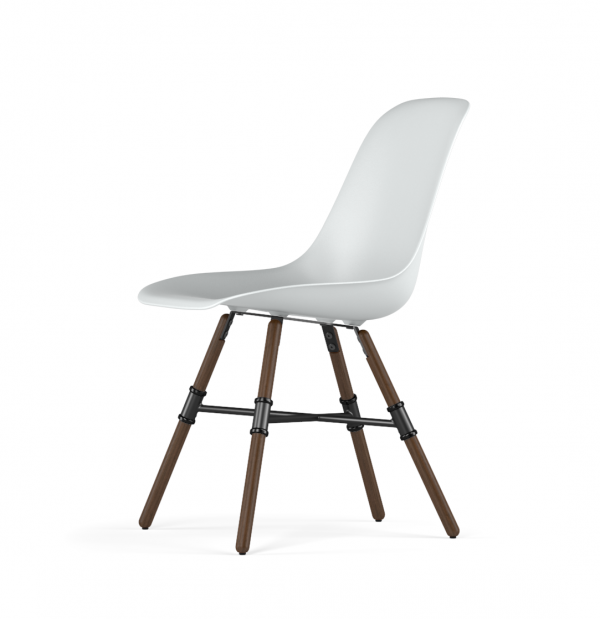 Kubikoff Giro stoel - V9 Side Chair Shell - Walnoten onderstel -