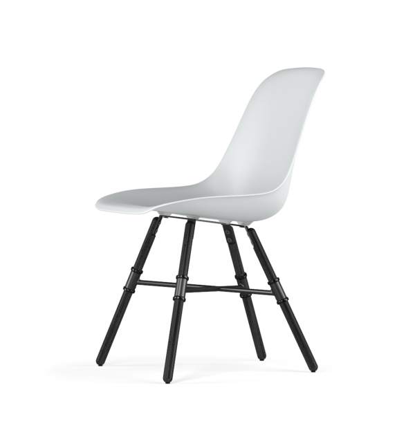 Kubikoff Giro stoel - V9 Side Chair Shell - Zwart onderstel -