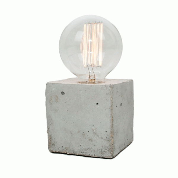 LJ Lamps Alpha bijzetlamp - tafellamp beton