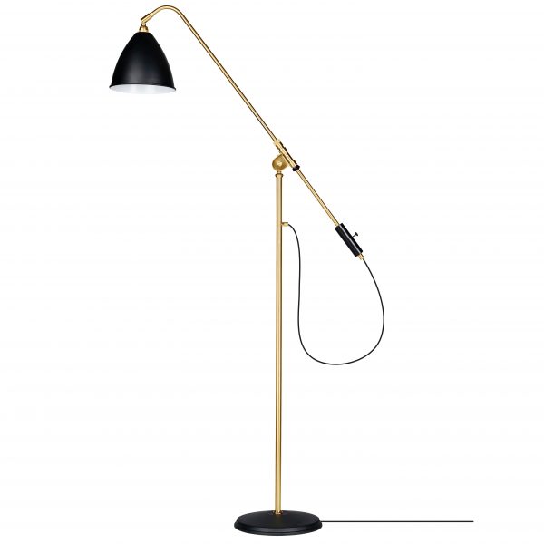 Gubi Bestlite BL4 vloerlamp messing/zwart