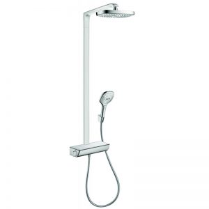 Hansgrohe Raindance select e 300 ecosmart 2jet showerpipe met douchegarnituur chroom