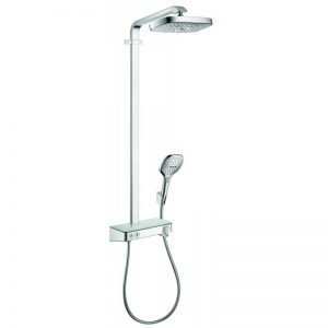 Hansgrohe Raindance select e300 ecosmart 2jet showerpipe met thermostaat chroom