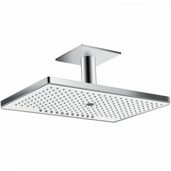 Hansgrohe Rainmaker select 460 afdekset 3jet plafond hoofddouche wit-chroom