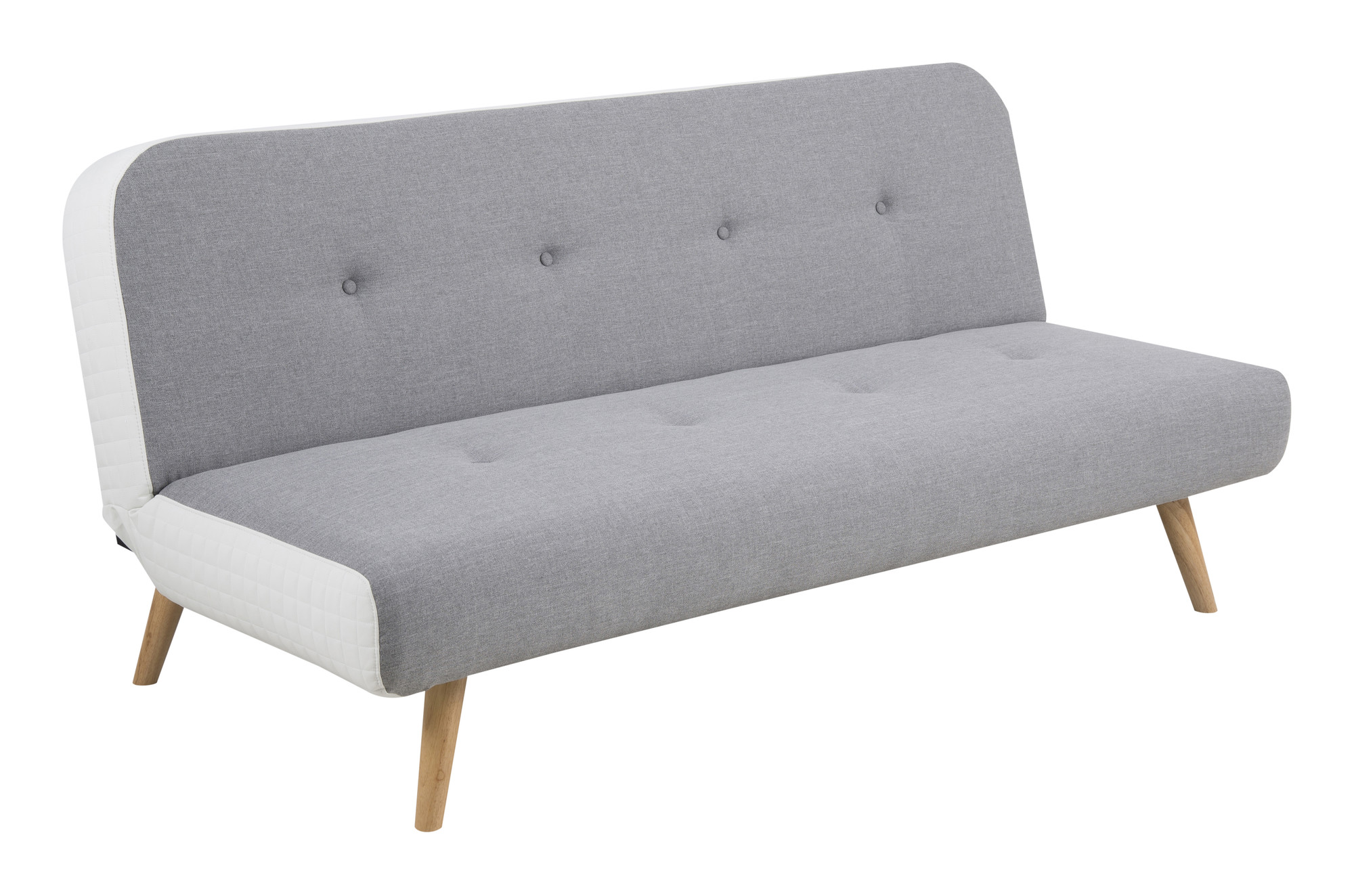 Slaapbank 'Tilda' kleur grijs / wit