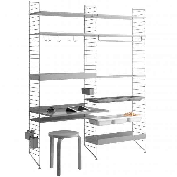String Hoge kast 5 medium grijs