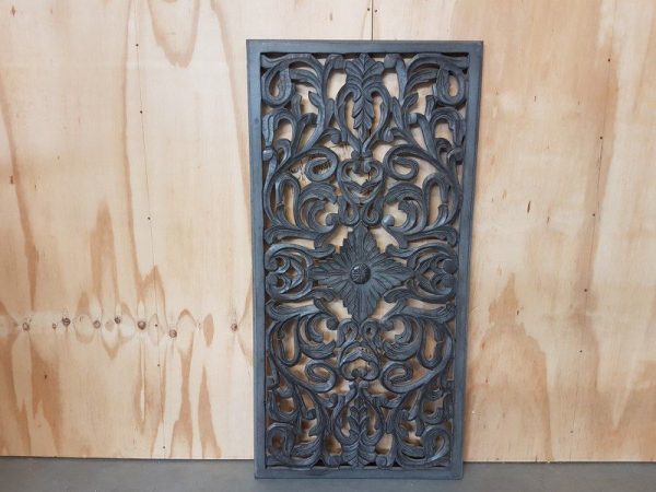 Houten wandpaneel Verona burnt grey 60 x 120 cm