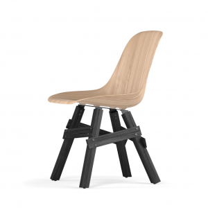 Kubikoff Icon stoel - W9 Side Chair Shell - Zwart onderstel -