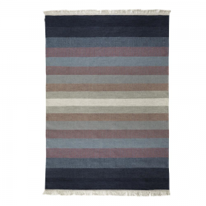 Tofta Wave vloerkleed 80 x 250 cm blauw