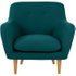 Dylan fauteuil, mineraalblauw