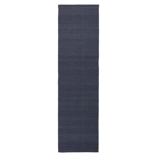 Triveso vloerkleed donkerblauw 70 x 260 cm.