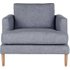 Kotka grote fauteuil, denimblauw chine