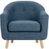 Lottie fauteuil, havenblauw