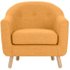 Lottie fauteuil, honinggeel