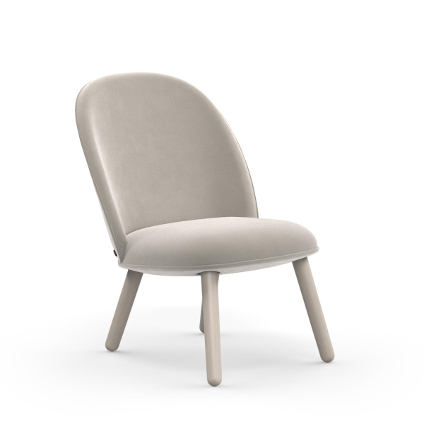 Ace Lounge stoel stof velours beige