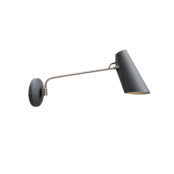 Birdy wandlamp grijs-metallic