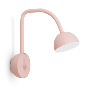 Blush wandlamp roze