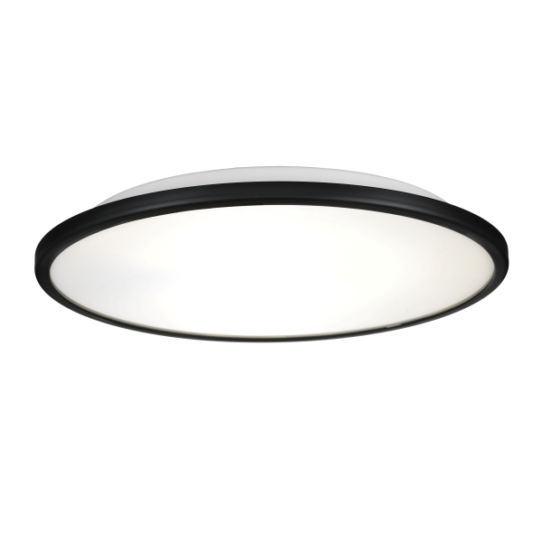 Disc plafondlamp zwart