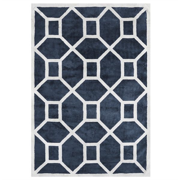 Viskos entrance vloerkleed 200 x 320 cm. midnight blue (blauw)