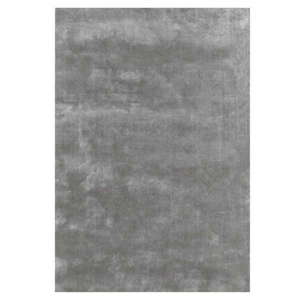 Solid viskos vloerkleed 250 x 350 cm. elephant grey (grijs)
